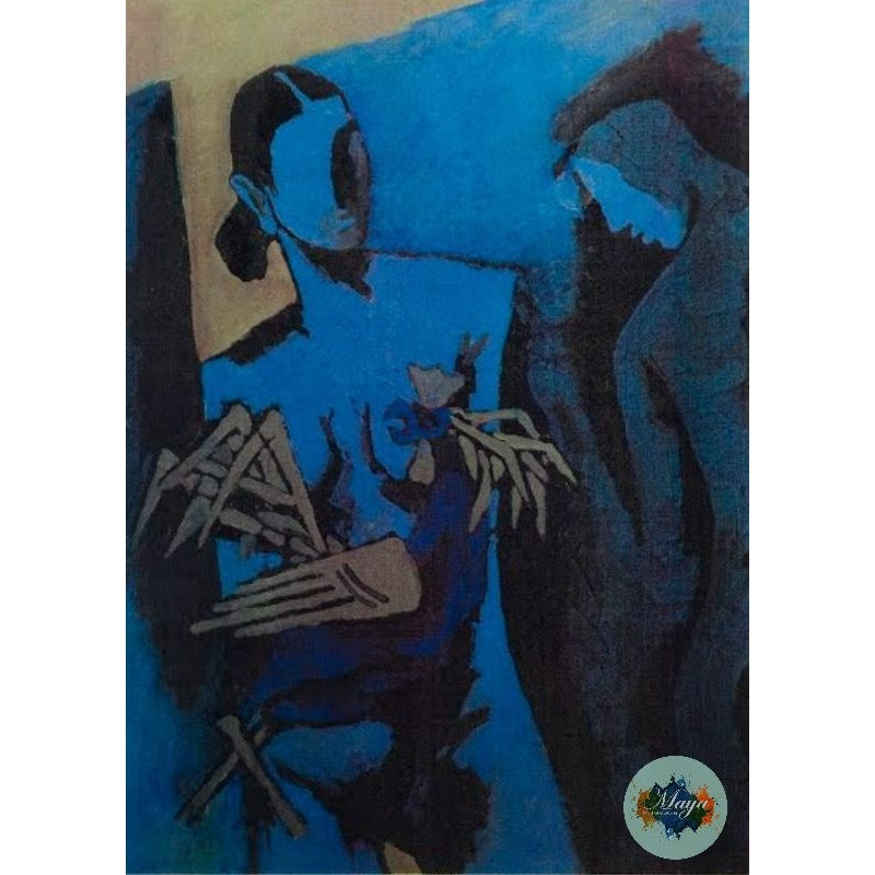 Blue lady