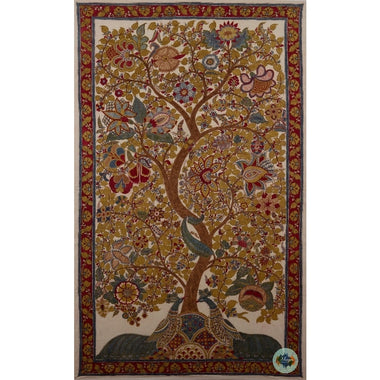 Brown Kalamkari