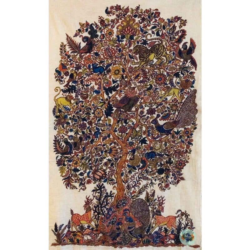 Deer under a tree