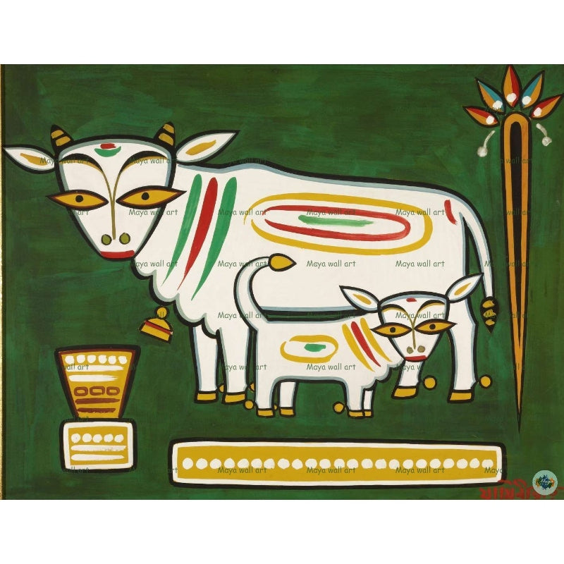 Green cow
