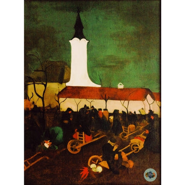 Hungarian village market