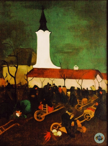 Hungarian village market