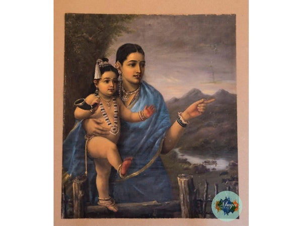 Krishna Yashoda pointing