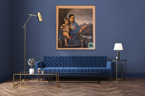 Krishna Yashoda pointing