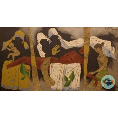 Mother Teresa | MF Hussain Painting