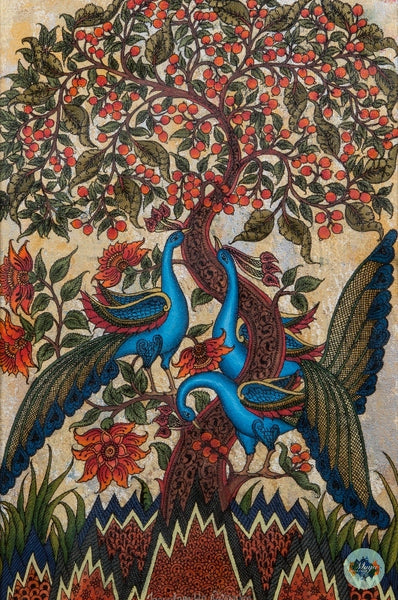 Peacock blue Tree of life