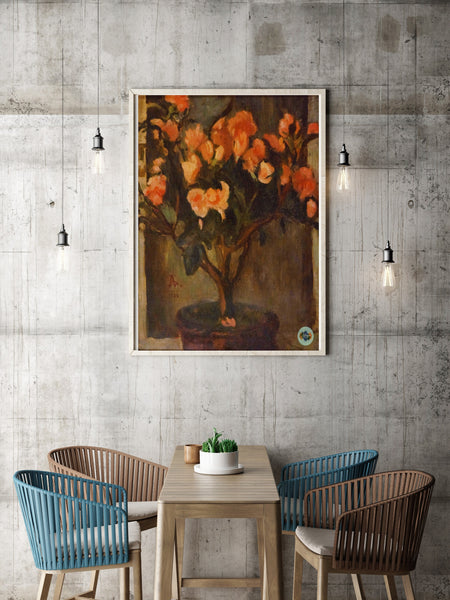 Potted plant in blossom