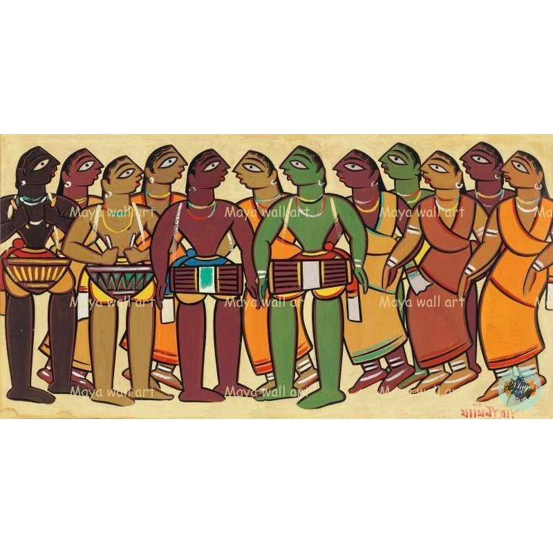 Santhal drummers