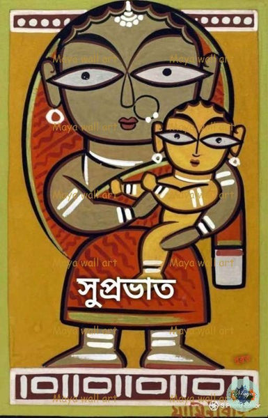 Santhal mother and child