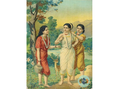 Shakuntala with friends