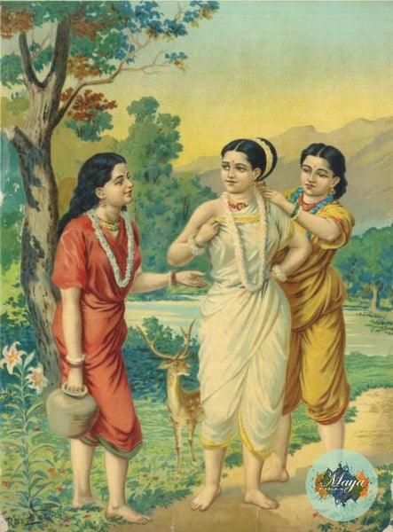 Shakuntala with friends