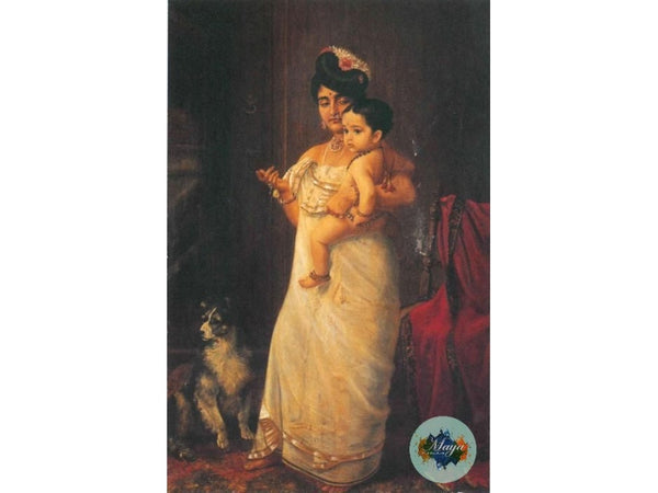 White lady with child